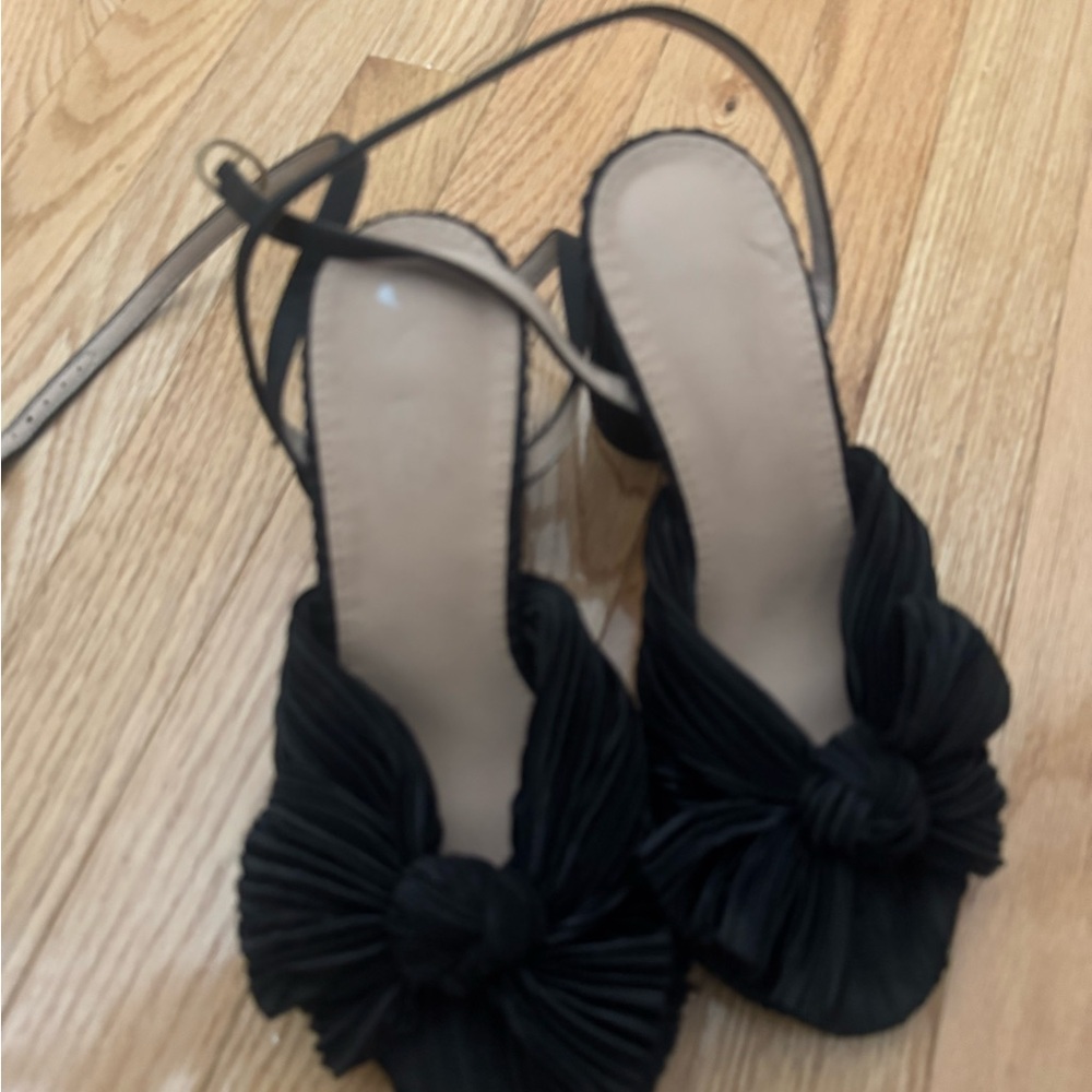 SHEIN Black Bow Heels
